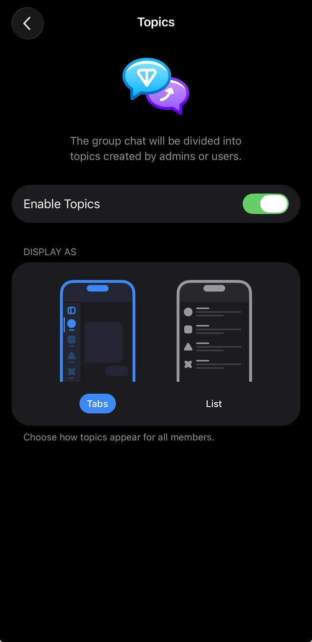 Create a Telegram group